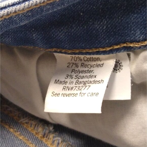 SO Super High Rise Curvy Jegging Tag Size 7/28W Actual 26x28 Distressed Denim - Picture 4 of 9